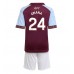 Aston Villa Amadou Onana #24 Dětské Oblečení Domácí Dres 2025-26 Krátkým Rukávem (+ trenýrky) Aston Villa Amadou Onana #24 Dětské Oblečení Domácí Dres 2025-26 Krátkým Rukávem (+ trenýrky)